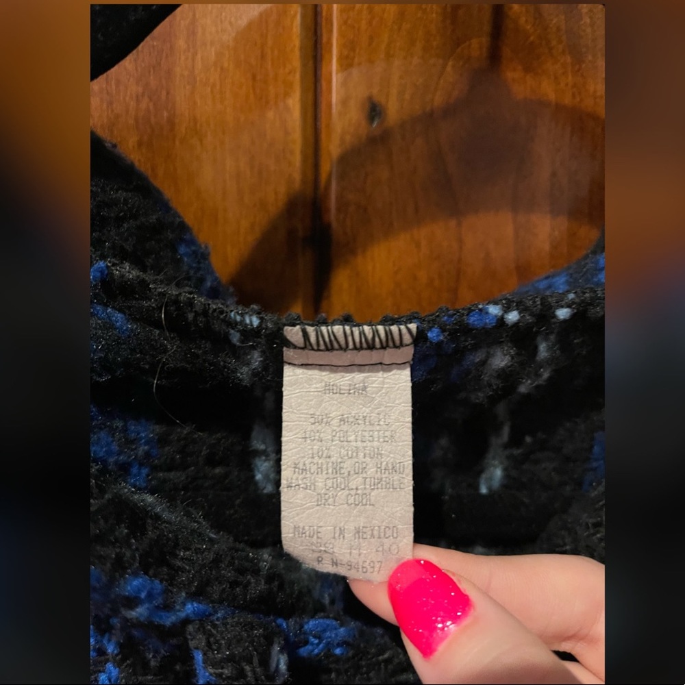 Earthbound Mexican Baja Hoodie Sweater Pullover - Picture 3 of 3